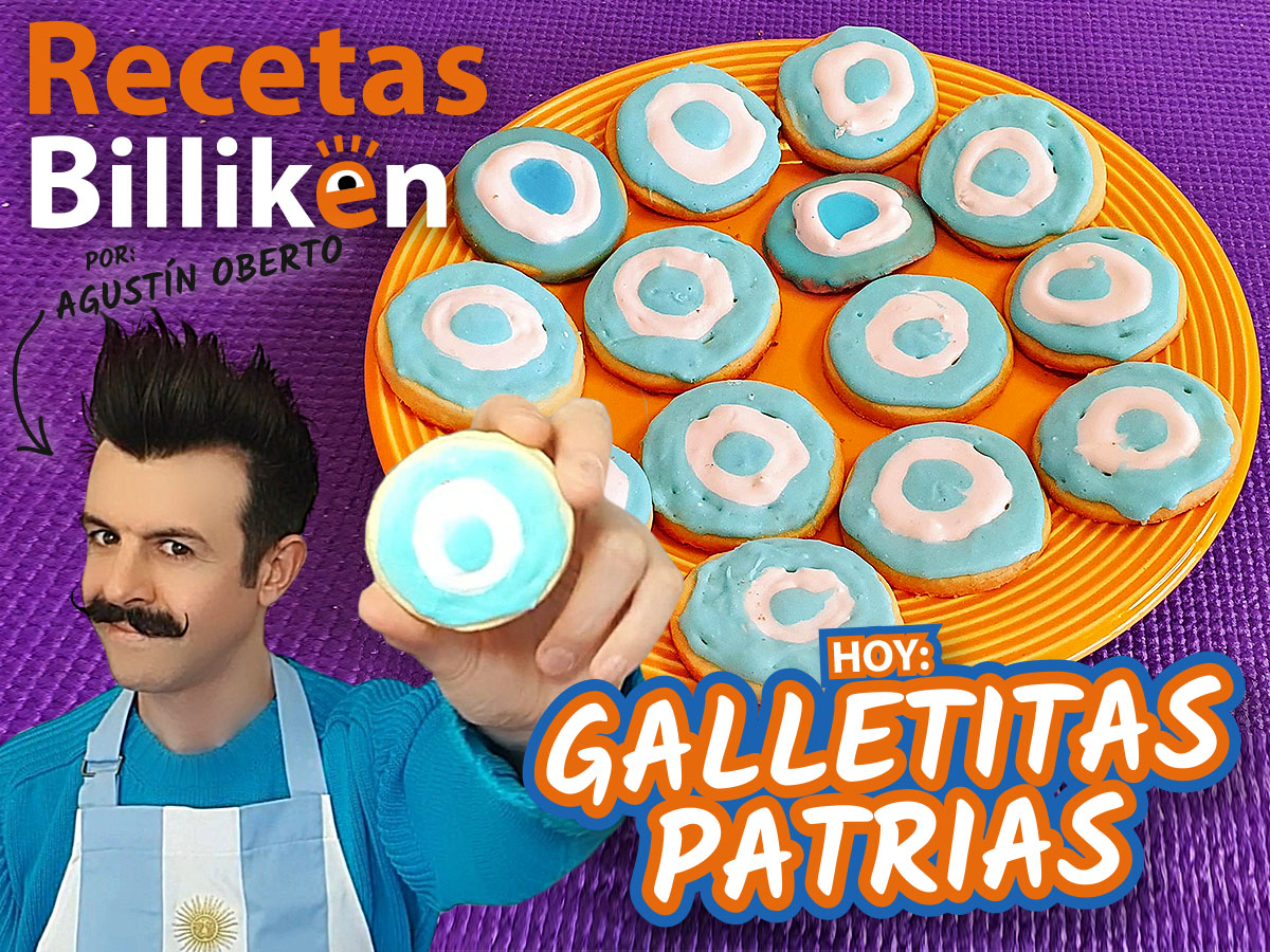 Festejamos el 25 de mayo con una receta bien patriota: galletitas-escarapelas para hacer con los chicos