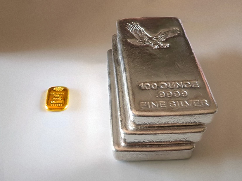 comparación oro vs plata