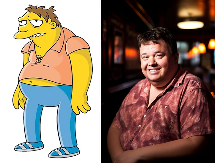 Personajes de los Simpson con inteligencia artificial