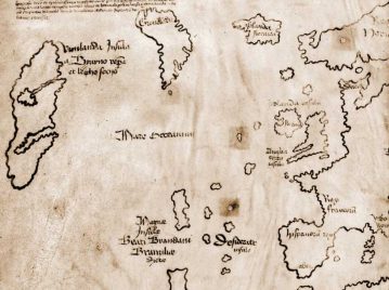 mapa más antiguo de América del Norte