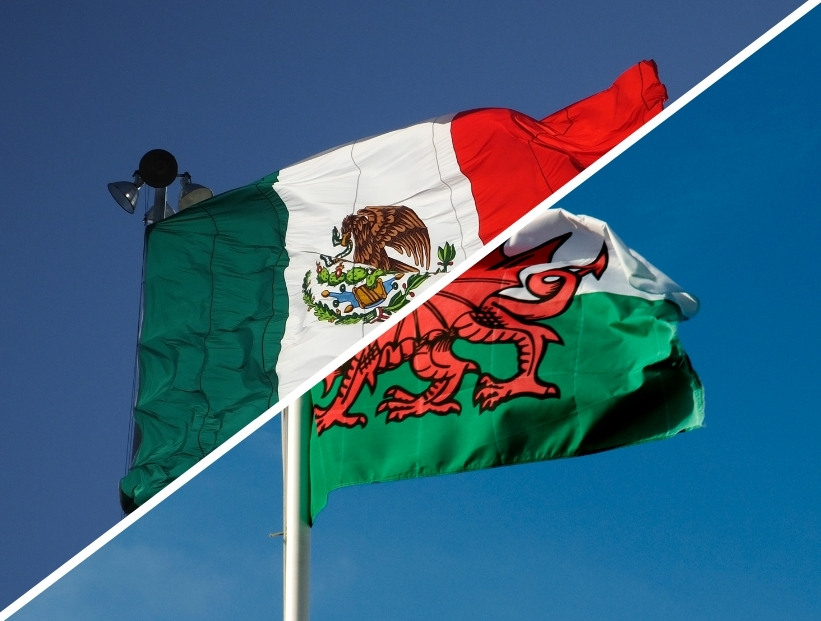 bandera roja, verde y blanca
