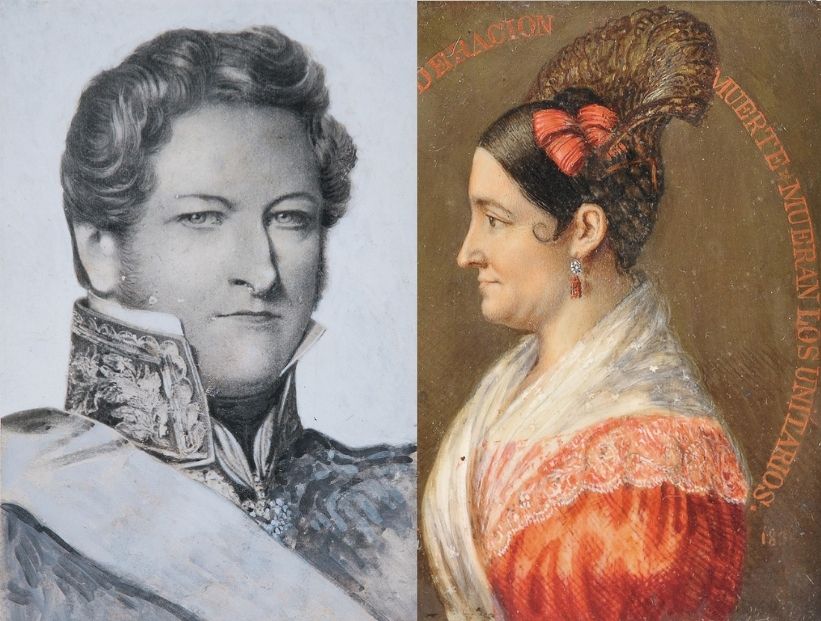 Juan Manuel de Rosas y Encarnación Ezcurra